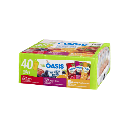 Oasis Juice, Assorted Flavours (Case) (40x200mL)