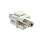 Other Brands Cab WP IN 35MM4C Audio Video keystone Jacks 3 5mm 4C TRRS F F Keystone Wall Plate Insert White