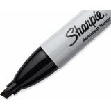 Sharpie 840 38264PP Markers Sharpie Chisel Tip Permanent Markers 4 Black Markers 38264 155598