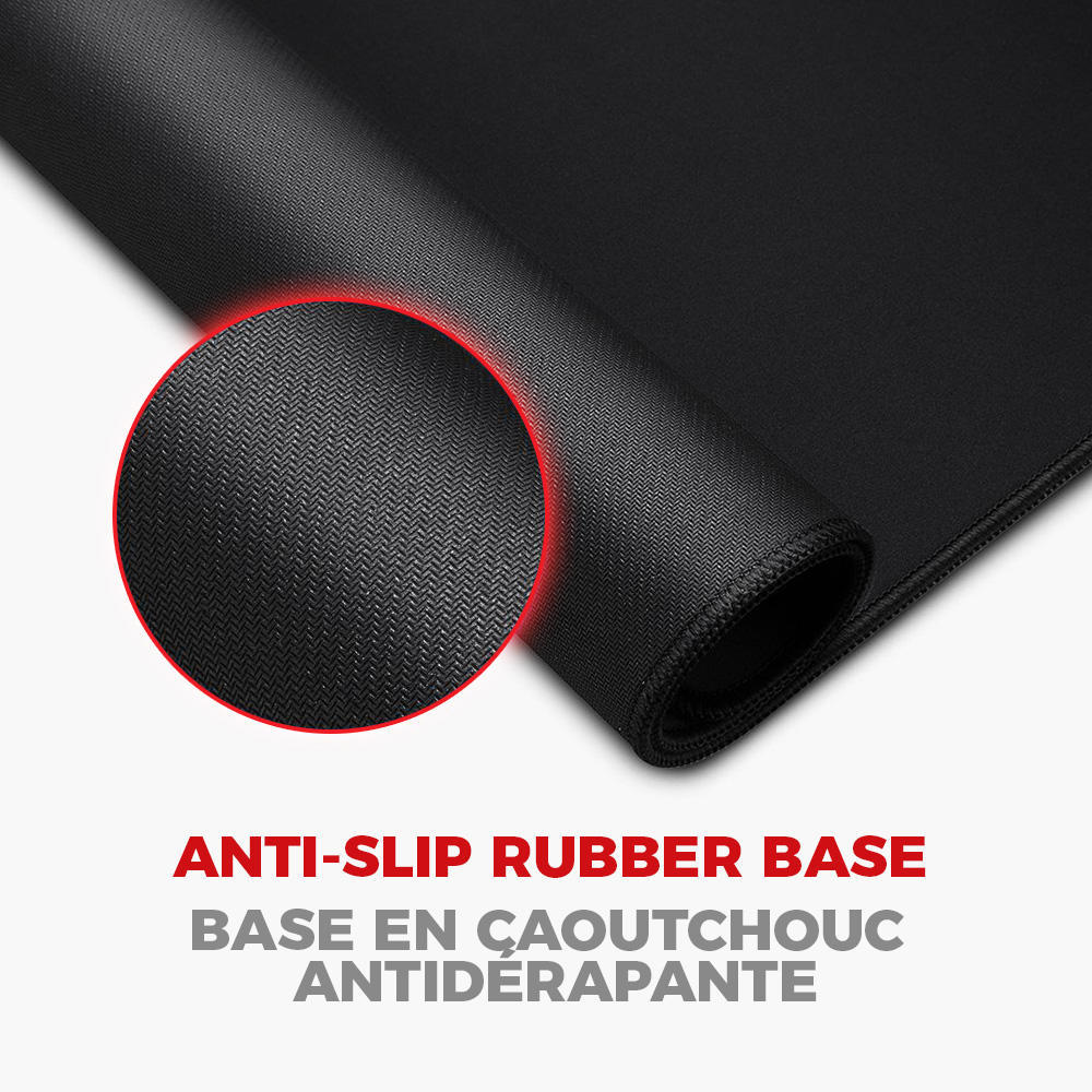 Moustache Mouse Pad Non Slip Anti Fray Cloth Surface