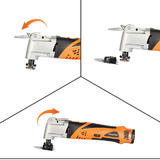 PrimeCables Cab CMT217 Hand Tools Lithium Ion 12 Volt Cordless 20 000 OPM Variable Speed Oscillating Multi Tool Kit PrimeCabl