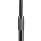 PrimeCables Cab SS 01 Speakers Subwoofer Height adjustable Metal Satellite Speaker Floor Stand Set of 2 Black PrimeCables