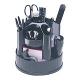 Westcott n 015 81010 Desk Organizers Westcott Rotary Desk Organizer 81010 Black 391318