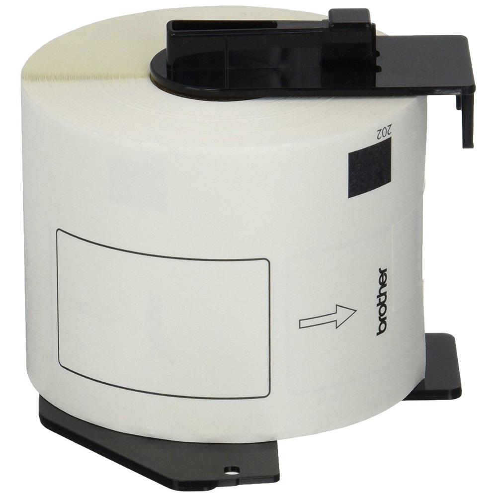 Brother DK1202 Original Diecut White Shipping Paper Labels, 2.4 in x 3