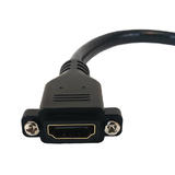 Other Brands Cab AD HDMIS 6IN Inserts for Various Cutout Wall Plate 6 inch HDMI Female to Female Adapter with Screw Holes