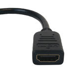 Other Brands Cab AD HDMIS 6IN Inserts for Various Cutout Wall Plate 6 inch HDMI Female to Female Adapter with Screw Holes