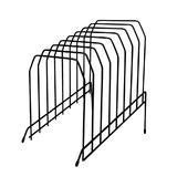 Winnable 965 14525 Desk File Organizer Winnable Metal 8 Tier Step Organizer Black 10 5 x 7 75 x 12