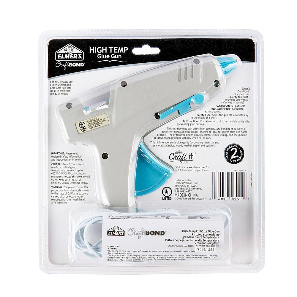 Elmer's CraftBond® Enhanced Safety Dual Temp Glue Gun