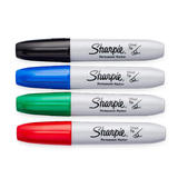 Sharpie n 840 38254PP Markers Sharpie Permanent Marker Chisel Tip 4 Pack Assorted Colors