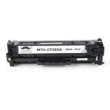 Moustache CF380A Color LaserJet Pro MFP M476dn Remanufactured HP 312A CF380A Black Toner Cartridge Moustache