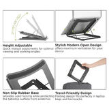 PrimeCables Cab LPS01 2 Monitor Desk Mounts Height Adjustable Laptop Tablet Stand Portable Ergonomics PrimeCables