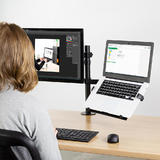 PrimeCables Cab NBH 2 Monitor Desk Mounts Laptop Holder Attachment for Full Motion Monitor Mount PrimeCables