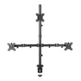 PrimeCables Cab LDT12 C036 Monitor Desk Mounts Full motion Triple Monitor Desk Mount for 13 32 Monitors PrimeCables