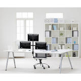 PrimeCables Cab LDT12 C036 Monitor Desk Mounts Full motion Triple Monitor Desk Mount for 13 32 Monitors PrimeCables