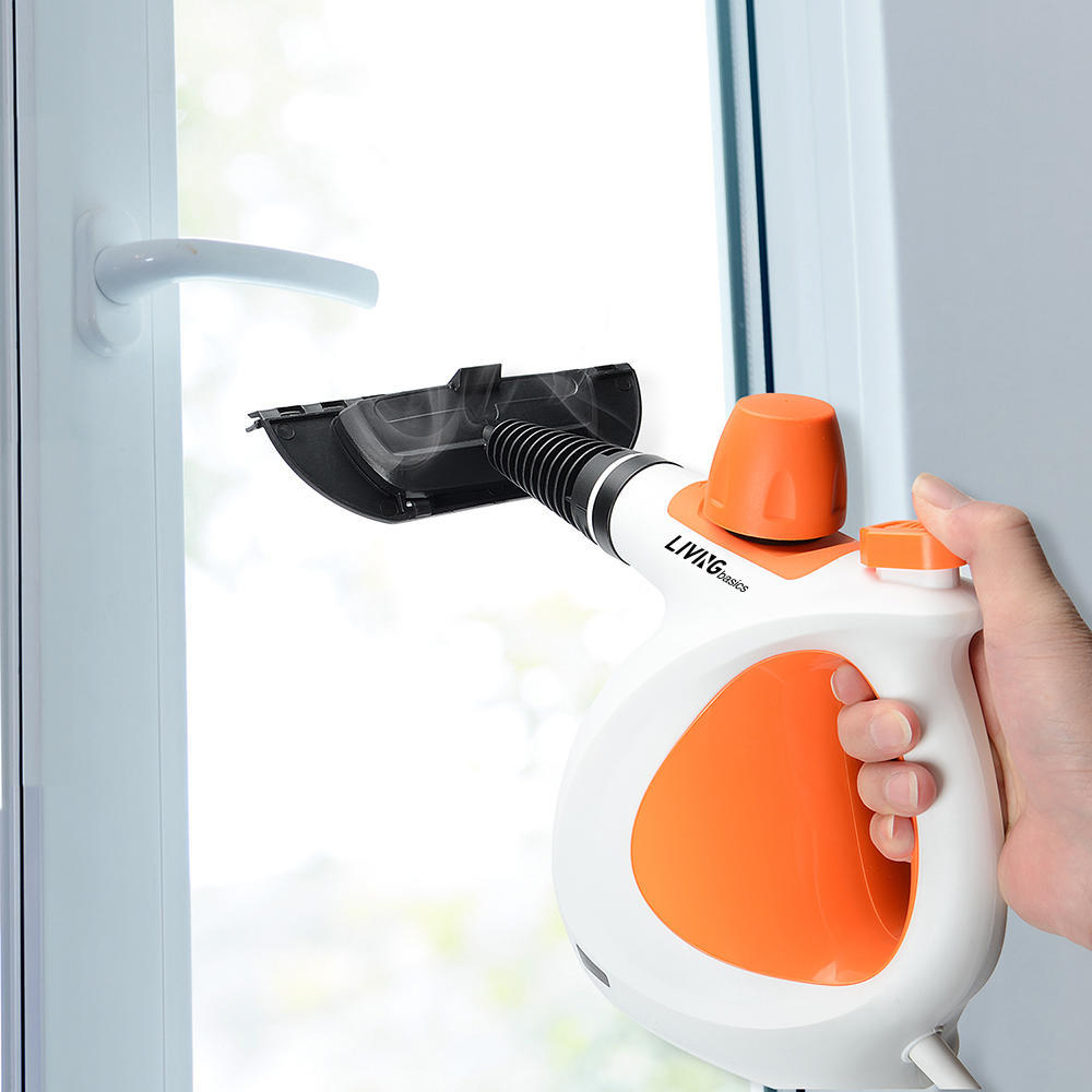 Handheld Steam Cleaner Portable Corded With 9 Accessories CleanWise™