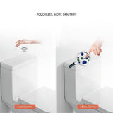 LIVINGbasics LVB 203BQ18 Bath Fixtures Automatic Touchless Microvave Sensor Toilet Flusher LIVINGbasics