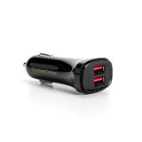 PrimeCables Cab gift0609 AC Power Adapters Birthday gift 4 8A Dual Ports USB Rapid Car Charger with Cable Ties Organizers and