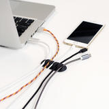 PrimeCables Cab gift0609 AC Power Adapters Birthday gift 4 8A Dual Ports USB Rapid Car Charger with Cable Ties Organizers and
