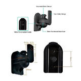 PrimeCables Cab SB 28 Speaker Projector Mounts Adjustable Satellite Speaker Wall Mount Max 7 7 lbs 3 5kgs Set of 2 PrimeCable