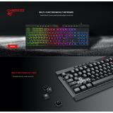 Havit HAVIT KB500L Keyboards Havit KB500L USB2 0 Multi Function LED backlit keyboard Black