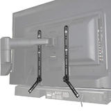 Cab SB 41 Speaker Projector Mounts Universal Soundbar Bracket with Adjustable Arms Fits Displays 23 to 65 PrimeCables
