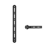 Cab SB 41 Speaker Projector Mounts Universal Soundbar Bracket with Adjustable Arms Fits Displays 23 to 65 PrimeCables