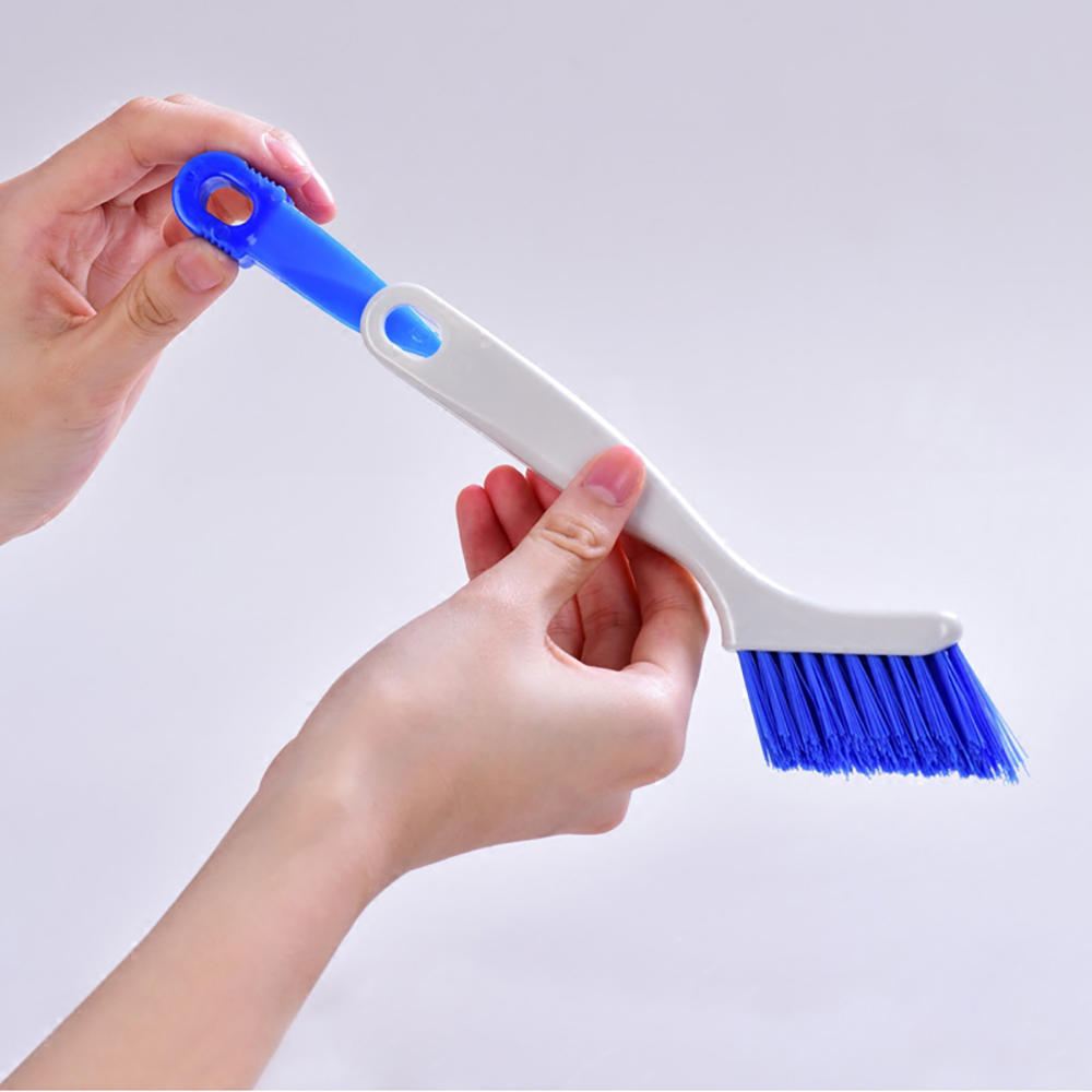 Sliding Door Brush with Scraper, Gap Track Cleaning Tool