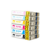 Moustache T079 Value Pack Stylus Photo 1400 Epson 79 T079 Compatible Ink Cartridge Combo High Yield BK C M Y LC LM Moustache