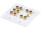 Gang 5 1 Surround Sound Distribution Wall Plate cab 4012 2