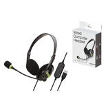 Other Brands HDST USB OH 106 Headsets USB2 0 stereo Headset with Mic for home office and gaming Black