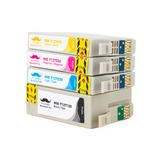 Moustache T127 Value Pack Stylus NX625 Epson 127 T127 Compatible Ink Cartridge Combo Extra High Yield BK C M Y Moustache