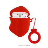 LIVINGbasics LVB LFY 04 Headphones Earbuds 3D Cute Cartoon Red Lip Silicone Protective Case for AirPods 1 2