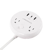 PrimeCables Cab PD57U 3UTNA Surge Protector Power Strip 2 Outlet Surge Protector Power Strip Pad with 1 USB C 2 USB A Ports 1