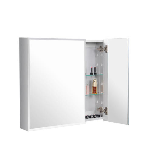 Aluminum Bathroom Medicine Double Door Wall Mounted
