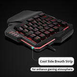 Other Brands KB G30 RGB Keyboards Wired 35 Keys Gaming Keypad with 7 Colors Backlit