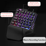Other Brands KB G30 RGB Keyboards Wired 35 Keys Gaming Keypad with 7 Colors Backlit