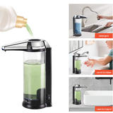 LIVINGbasics LVB V 470 Bathroom Accessoires 500ml Automatic Drips Soap Dispense Touchless Infrared Motion Battery Operated LI