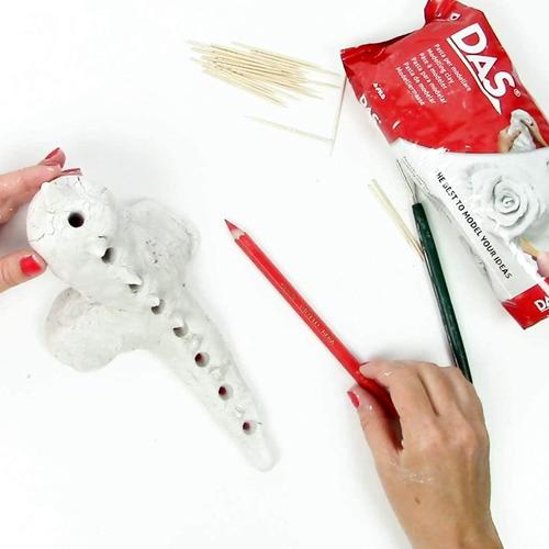 DAS Air Hardening Modeling Clay, 2.2Pound Block, White