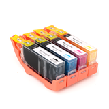Moustache CLI 221 BKCMY Combo WithChip PIXMA IP3600 Canon CLI 221 CLI 221BK CLI 221C CLI 221M CLI 221Y Compatible Ink Cartrid