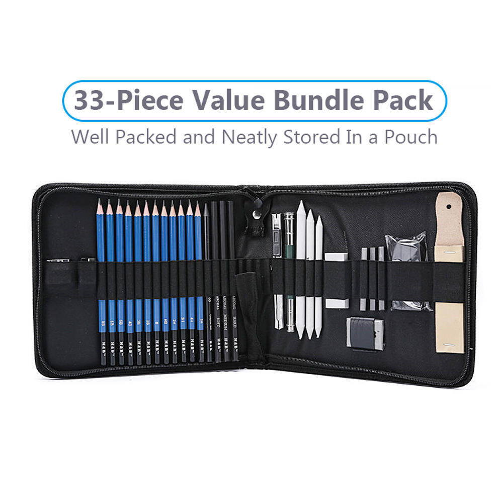 33 Pieces Professional Art Drawing Sketch Kit