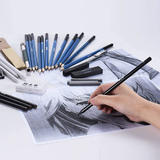 Other Brands OS HB AS210 Pencil 33 Pieces Professional Art Drawing Sketch Kit