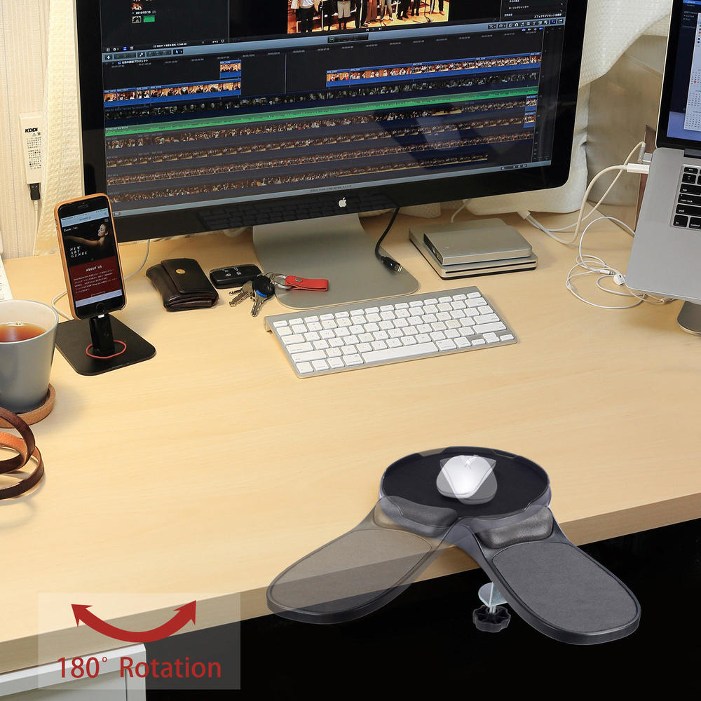 Ergonomic Home Office Computer Arm Rest Chair Armrest Mouse Pad Mat