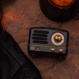 Other Brands Cab 11023070042 Speakers Subwoofer Retro Wireless Bluetooth Speaker FM AUX Radio with Old Fashioned Classic Styl