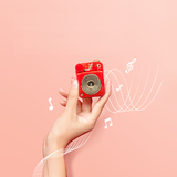Other Brands Cab 11013010072 Speakers Subwoofer Button Scarlet Mini Portable Wireless Bluetooth Speaker Retro Home Decoration