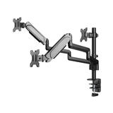 PrimeCables Cab PC 08210 Monitor Desk Mounts Triple Monitor Stand Full Motion Articulating Aluminum Gas Spring PrimeCables