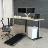 PrimeCables Cab PC 08167 ALL Sit Stand Desk Solutions Triple Motor Height Adjustable Sit Stand Corner Desk Frame 3 Leg Corner