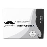 Moustache CF281A LaserJet Enterprise Flow MFP M630z Compatible HP 81A CF281A Black Toner Cartridge Moustache