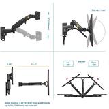 Cab NB F150 Monitor Desk Mounts Monitor TV Wall Mounts F150 Fits most 17 27 LED LCD TVs or monitors