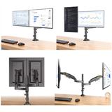 Cab NB H160 Monitor Desk Mounts Dual Monitor Desk Stand H160 Fits most 17 to 27 x2 displays