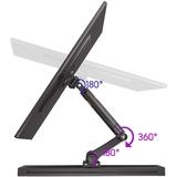 Cab NB M60 Monitor Desk Mounts Partition Rail Mount M60 Fits most 22 to 32 displays